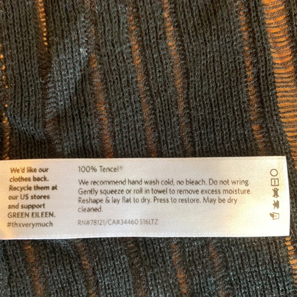 Eileen Fisher XS Black duster cardigan. - Picture 4 of 4